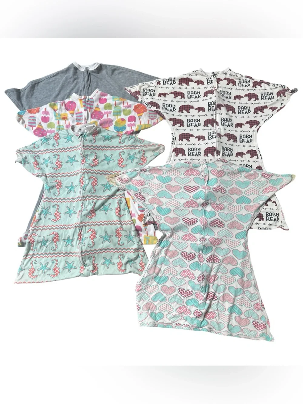 Sleeping Baby sleep sack Zipadee zip Swaddle Transition lot size Medium 6-12